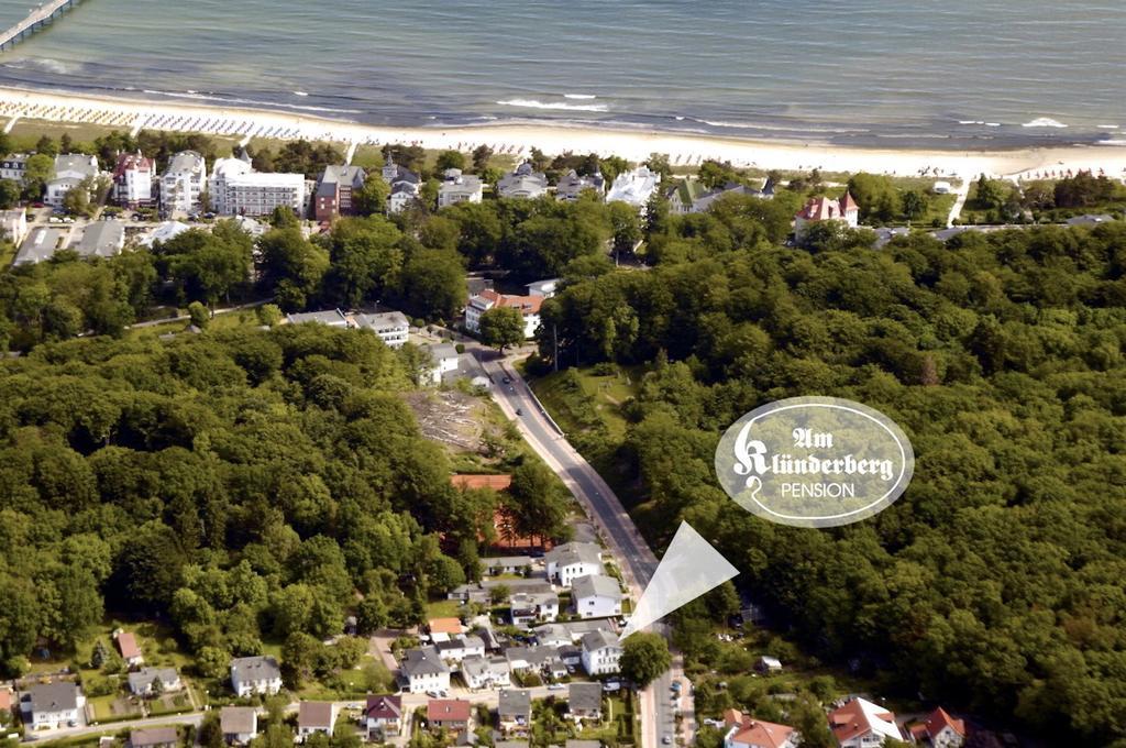 Pension Am Kluenderberg Binz Exterior photo
